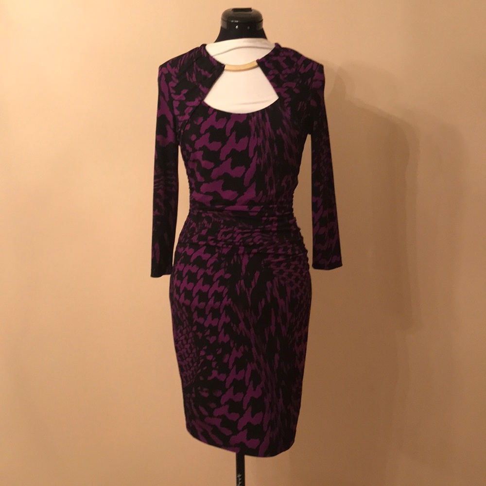 Violet Animal Print dress